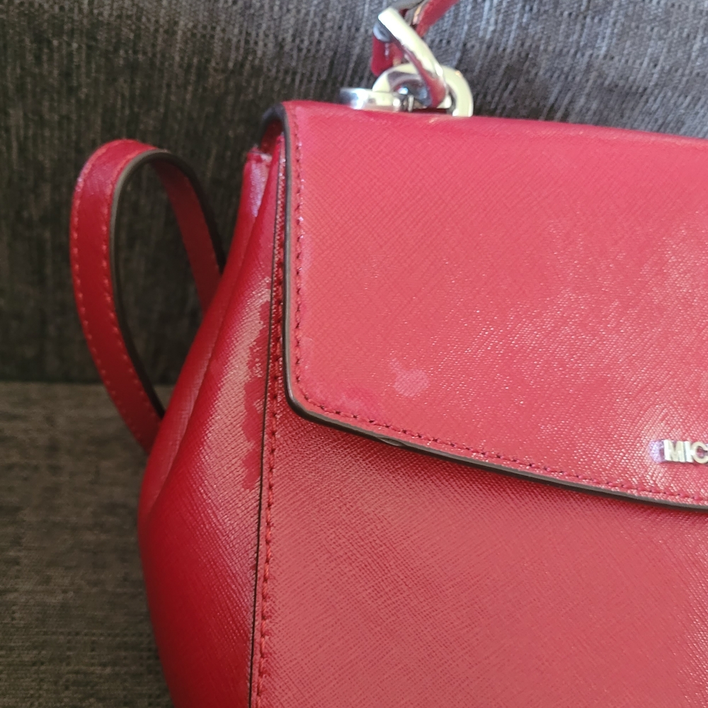 Michael Kors Red Women's Bag - Picture 5 of 16